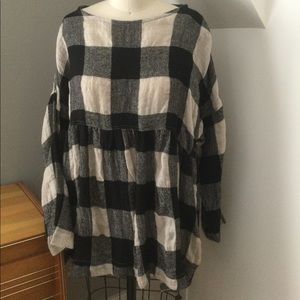 Ichi Antiquites Buffalo check top